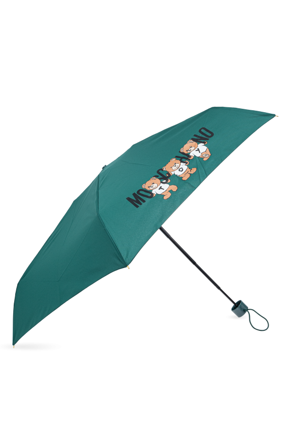 Green Umbrella with logo Moschino - Vitkac France
